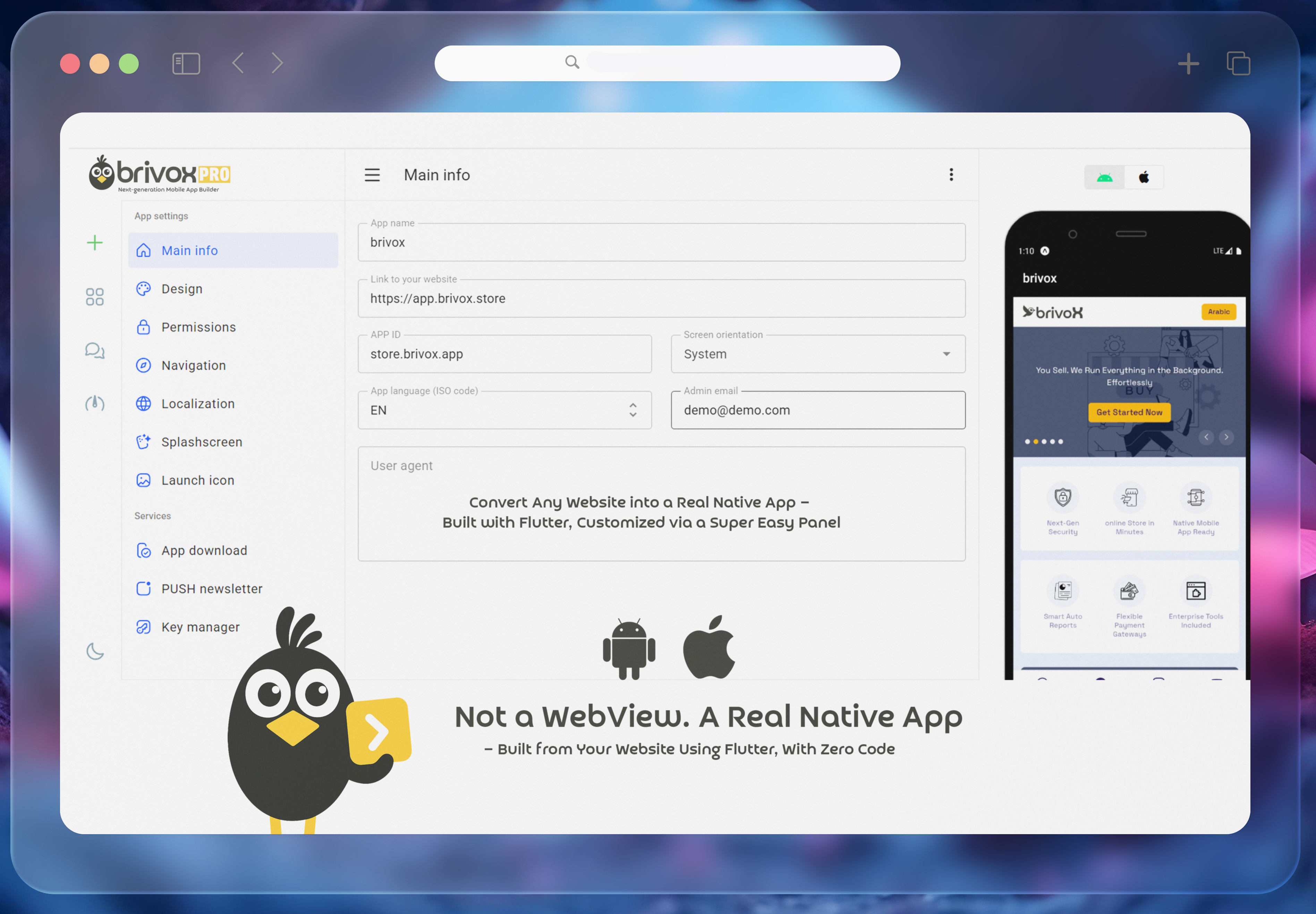 Brivox App Demo